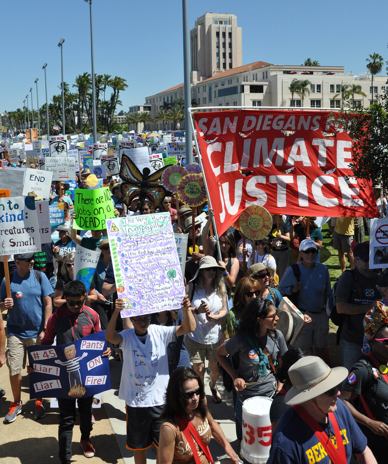 Rise for Climate March San Diego