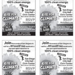 Rise for Climate San Diego Flyer English